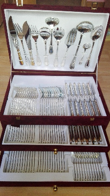 Cubertería plata Sin Estrenar 12 Comensales 119 Piezas